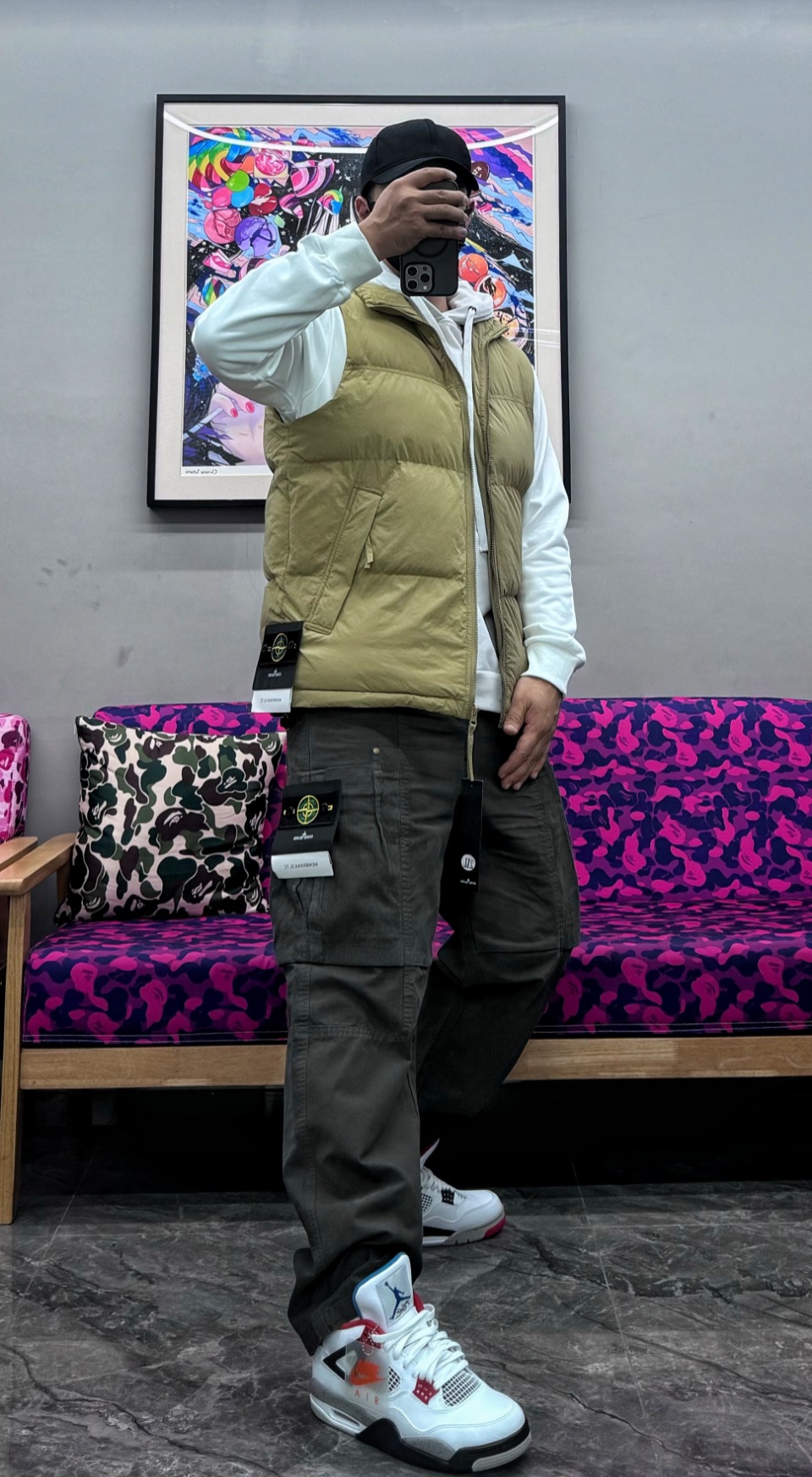 Stone Island Relaxed Fit Cargo Pants