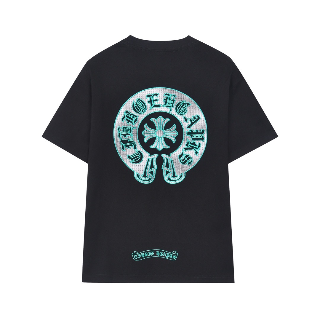 Chrome Hearts T-Shirt 2025 Appliqué heavy embroidery Tee