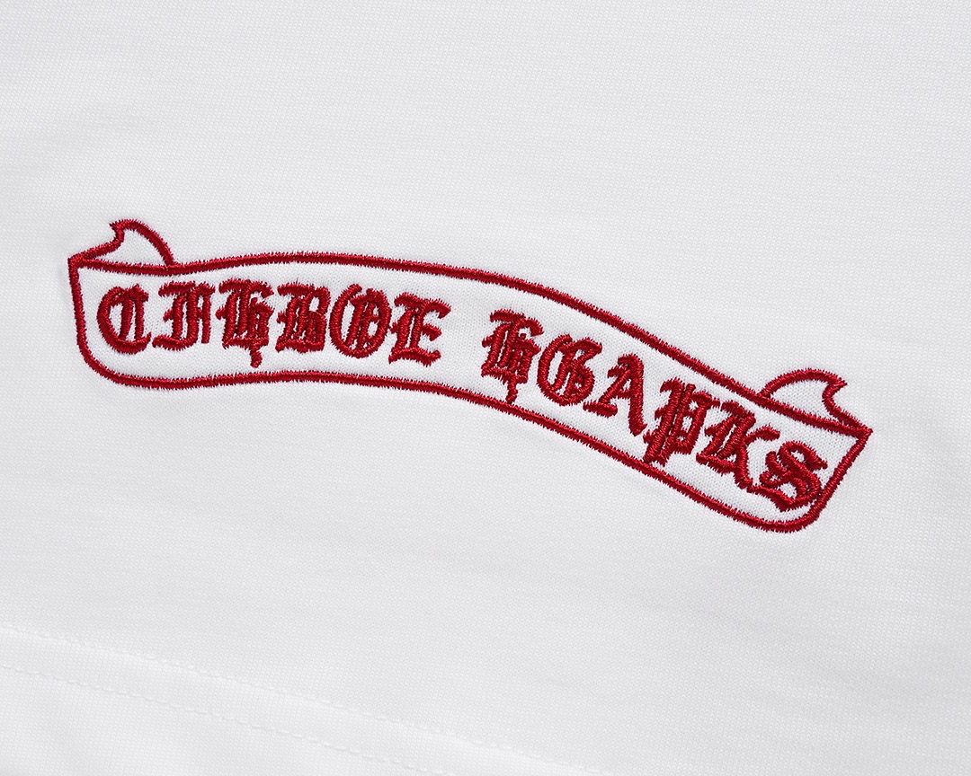 Chrome Hearts T-Shirt 2025 Appliqué heavy embroidery Tee