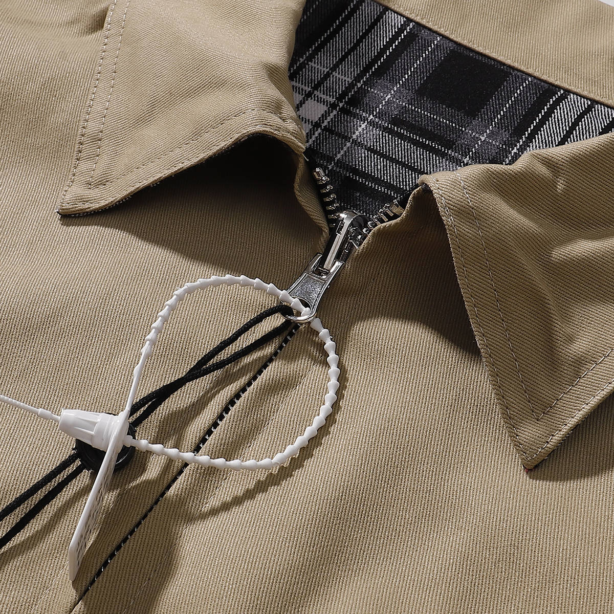 Stussy Double-sided Reversible Zipper Jacket Shirt