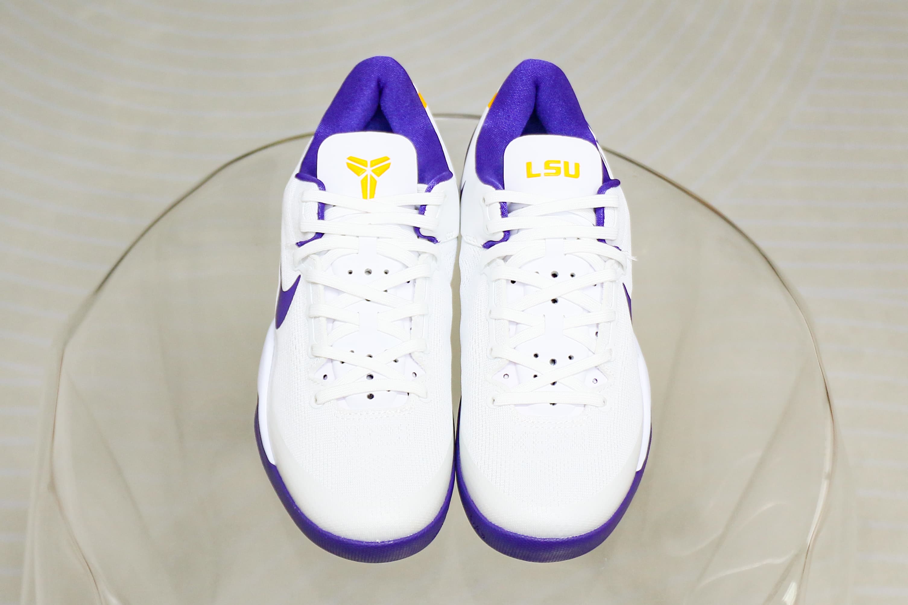 Nike Kobe 8 Protro “LSU White” PE (Ln5 A1)