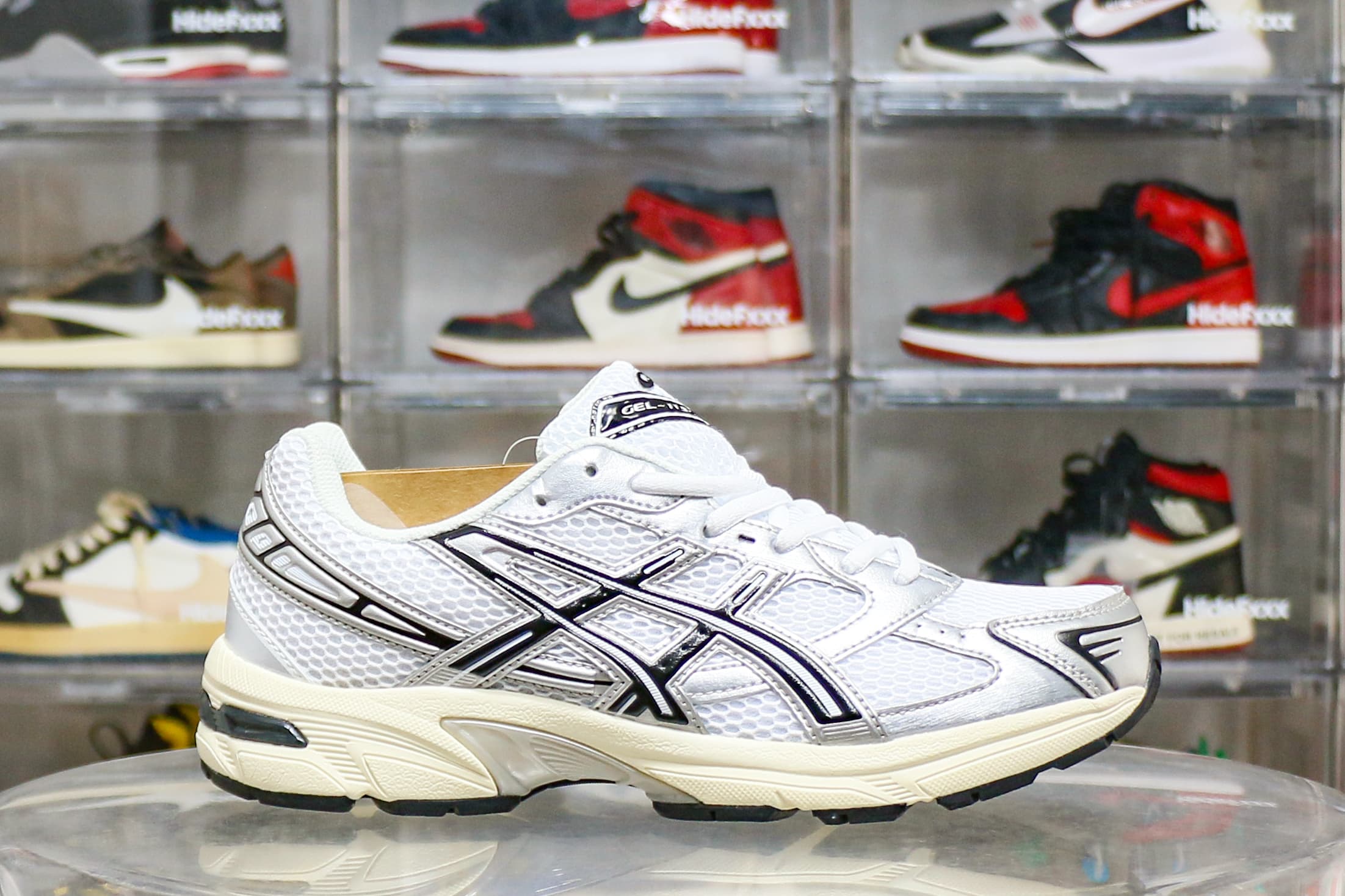 KITH × Asics Gel-1130 Cream/Scarab